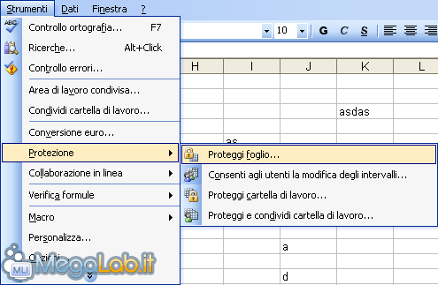 Rendere un documento di Excel di sola lettura [MegaLab.it]