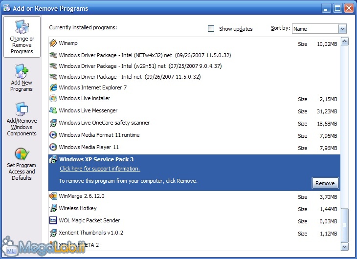 Windows XP Service Pack 3: analisi e prove pratiche [MegaLab.it]