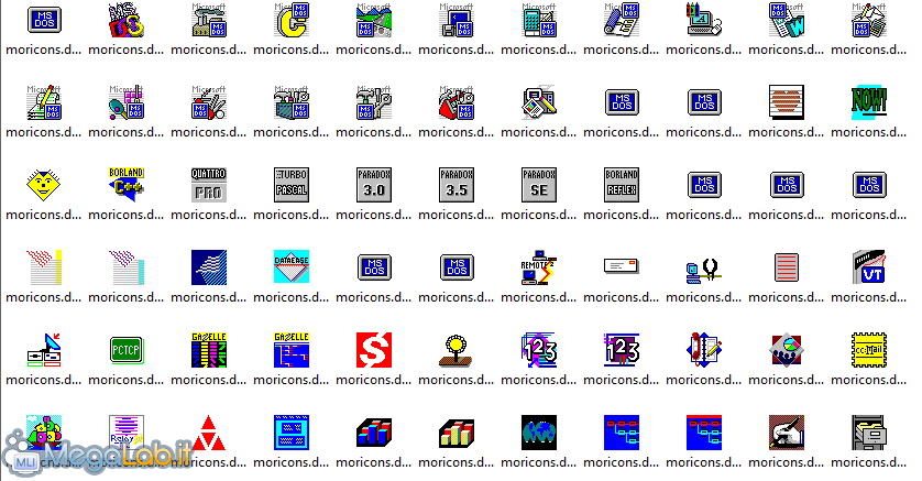 Tutti i percorsi per trovare le icone integrate in Windows [MegaLab.it]