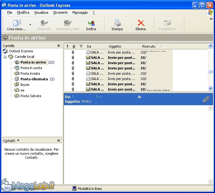 Esportare la posta ei contatti da Outlook Express a Windows Live Mail e  viceversa