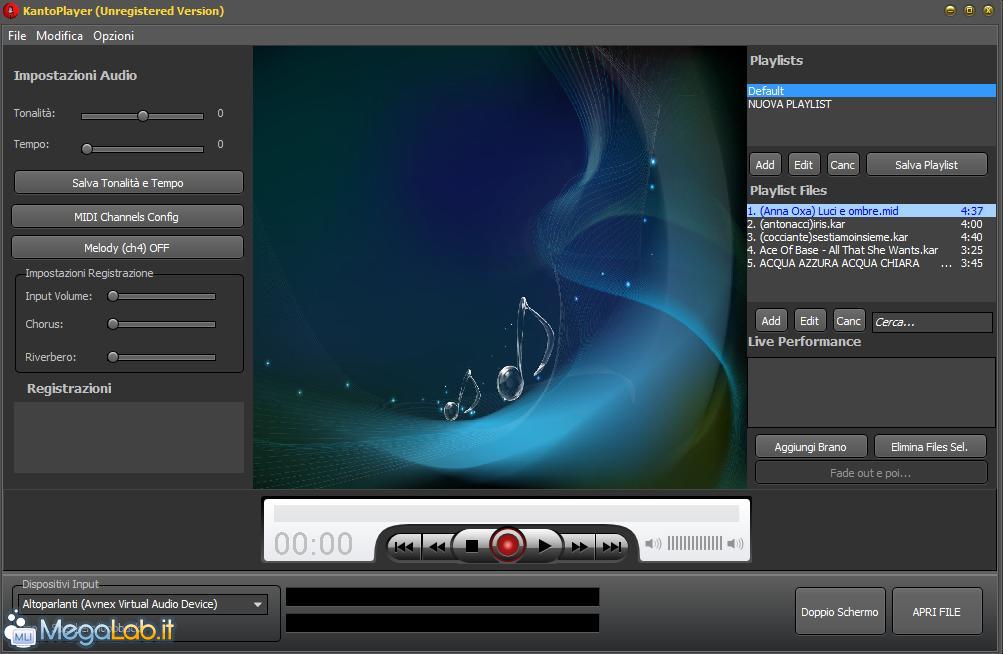 Trasforma il tuo PC in uno Studio di Registrazione con Kanto Karaoke  [MegaLab.it]